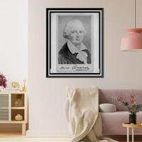Historic Framed Print, [Domenico Cimarosa, head-and-shoulders portrait, facing front].E. Hader, pinxit ; phot. u. verl v. Sophus Williams, Berlin W.,  17-7/8" x 21-7/8"
