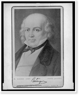 Historic Framed Print, [Pierre Jean de B&eacute;ranger, head-and-shoulders portrait, facing front].E. Hader, pinxit ; phot. u. verl v. Sophus Williams, Berlin W.,  17-7/8" x 21-7/8"