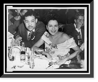 Historic Photo Print - Heavyweight champ Joe Louis and his wife appear