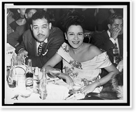 Historic Photo Print - Heavyweight champ Joe Louis and his wife appear
