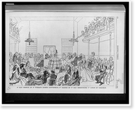 Historic Framed Print, Ye May session of ye woman's rights convention - ye orator of ye day denouncing ye lords of creation.JM'N.,  17-7/8" x 21-7/8"