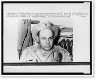 Historic Framed Print, [Lawrence A. Rainey, Neshoba County sheriff, head-and-shoulders portrait, facing front, wearing uniform],  17-7/8" x 21-7/8"