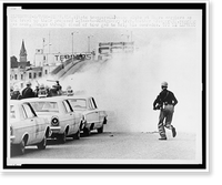 Historic Framed Print, [Alabama state troopers using tear gas and clubs against African Americans and others during the Selma to Montgomery march],  17-7/8" x 21-7/8"