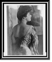 Historic Framed Print, Portrait. Mrs. Philip Lydig.by Gertrude K&auml;sebier.,  17-7/8" x 21-7/8"