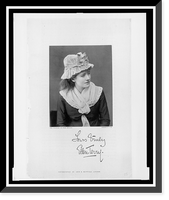 Historic Framed Print, [Ellen Terry, half-length portrait, facing right, perhaps in costume],  17-7/8" x 21-7/8"