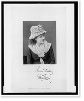 Historic Framed Print, [Ellen Terry, half-length portrait, facing right, perhaps in costume],  17-7/8" x 21-7/8"