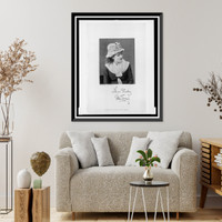 Historic Framed Print, [Ellen Terry, half-length portrait, facing right, perhaps in costume],  17-7/8" x 21-7/8"