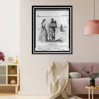 Historic Framed Print, The return home,  17-7/8" x 21-7/8"