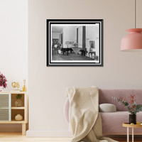 Historic Framed Print, [Piano in the salon, Reichs Chancellery, Berlin, Germany],  17-7/8" x 21-7/8"