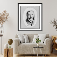 Historic Framed Print, [Sir Ernest Rutherford, head-and-shoulders portrait facing slightly left],  17-7/8" x 21-7/8"