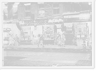 Historic Framed Print, Chinatown,  17-7/8" x 21-7/8"