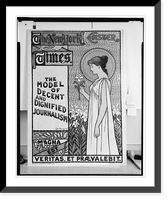 Historic Framed Print, The New York Times. Easter. The model of decent and dignified journalism.De Yongh. - 2,  17-7/8" x 21-7/8"