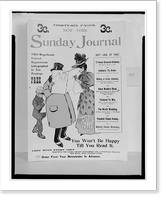 Historic Framed Print, New York Sunday Journal. The great diamond robbery..Brill.,  17-7/8" x 21-7/8"