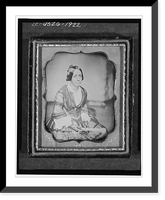Historic Framed Print, [Jane Roberts, three-quarter length portrait of a woman, full face] - 2,  17-7/8" x 21-7/8"