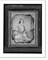 Historic Framed Print, [Jane Roberts, three-quarter length portrait of a woman, full face] - 2,  17-7/8" x 21-7/8"