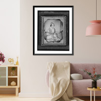 Historic Framed Print, [Jane Roberts, three-quarter length portrait of a woman, full face] - 2,  17-7/8" x 21-7/8"