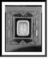 Historic Framed Print, [Two unidentified women, three-quarter length portrait, facing front],  17-7/8" x 21-7/8"