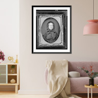 Historic Framed Print, [Unidentified woman, head-and-shoulders portrait, facing front] - 2,  17-7/8" x 21-7/8"