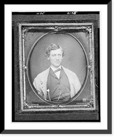 Historic Framed Print, [Charles Bradhurst, head-and-shoulders portrait, facing front],  17-7/8" x 21-7/8"