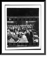 Historic Framed Print, [Courtroom scene at the trial of Henri Philippe P&eacute;tain],  17-7/8" x 21-7/8"