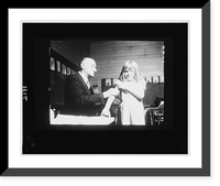 Historic Framed Print, Dr. Schreiber of San Augustine giving a typhoid innoculation at a rural school, San Augustine County, Texas,  17-7/8" x 21-7/8"