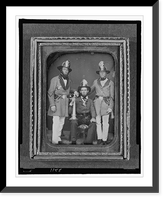Historic Framed Print, [Foremen, Phoenix Fire Company and Mechanic Fire Company, Charleston, South Carolina],  17-7/8" x 21-7/8"