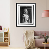 Historic Framed Print, [African American woman, half-length portrait, facing right] - 16,  17-7/8" x 21-7/8"