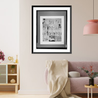 Historic Framed Print, [The Yellow Kid, he meets Tige and Mary Jane and],  17-7/8" x 21-7/8"