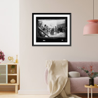 Historic Framed Print, [Men and women dancing in village street during a religious ceremony in Ibiza] - 2,  17-7/8" x 21-7/8"