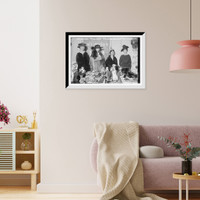 Historic Framed Print, Mrs. Jas. Blair, Mrs. B. Cochran, Mrs. Archer Huntington, Mrs. T. Roosevelt Jr.,  17-7/8" x 21-7/8"