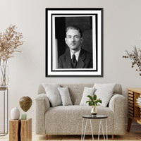 Historic Framed Print, [John P. O'Neill, head-and-shoulders portrait],  17-7/8" x 21-7/8"