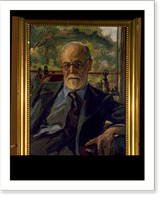 Historic Framed Print, Freud - the man and the cause,  17-7/8" x 21-7/8"