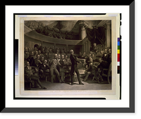 Historic Framed Print, The United States Senate, A.D. 1850.drawn by P. F. Rothermel ; engraved by R. Whitechurch. - 2,  17-7/8" x 21-7/8"