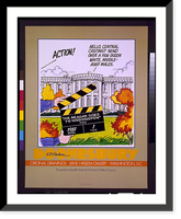 Vintage Americana Print - Washington, DC - Doonesbury, original