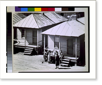 Historic Framed Print, Negro quarter-houses and people, Vicksburg, Mississippi, 1936,  17-7/8" x 21-7/8"