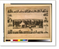 Vintage Americana Print - Baltimore - View of Washington City