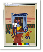Historic Framed Print, Deep South.William H. Johnson.,  17-7/8" x 21-7/8"