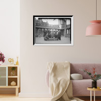 Historic Framed Print, Carriers start for Wash., 2/13/15,  17-7/8" x 21-7/8"