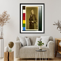Historic Framed Print, [James Donald Cameron, senator from Pennsylvania, three-quarter length portrait, standing, facing left] - 2,  17-7/8" x 21-7/8"