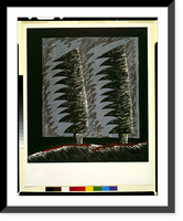 Historic Framed Print, [Red shadows].R.R. Lav.,  17-7/8" x 21-7/8"