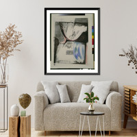 Historic Framed Print, De toute fa&ccedil;on, l'une.Denise Morisset.,  17-7/8" x 21-7/8"