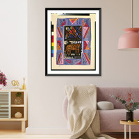 Historic Framed Print, [Zoo].Michael Rothenstein.,  17-7/8" x 21-7/8"