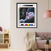 Historic Framed Print, [Impossible interviews: Sigmund Freud vs. Jean Harlow].Covarrubias. - 2,  17-7/8" x 21-7/8"