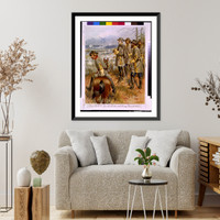 Historic Framed Print, Gen. Robt. E. Lee at Fredericksburg, Dec. 13, 1862.H.A. Ogden. - 2,  17-7/8" x 21-7/8"