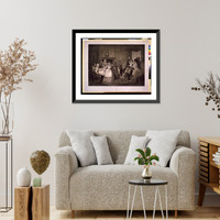 Historic Framed Print, Home again.lith. by Fabronius ; painted by Trevor McClurg. - 2,  17-7/8" x 21-7/8"