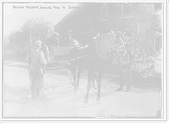 Historic Framed Print, Belgian Peasants showing pass to sentries,  17-7/8" x 21-7/8"