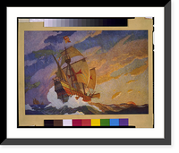 Historic Photo Print - Columbus - Ships of Christopher, 1927