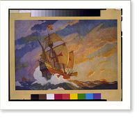 Historic Photo Print - Columbus - Ships of Christopher, 1927