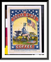 Historic Framed Print, [Uncle Sam's coffee].Kilburn & Mallory. - 2,  17-7/8" x 21-7/8"