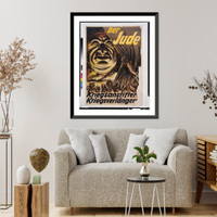 Historic Framed Print, Der Jude; Kriegsanstifter, Kriegsverl&auml;nger[er].[M]j&ouml;lnir. - 2,  17-7/8" x 21-7/8"